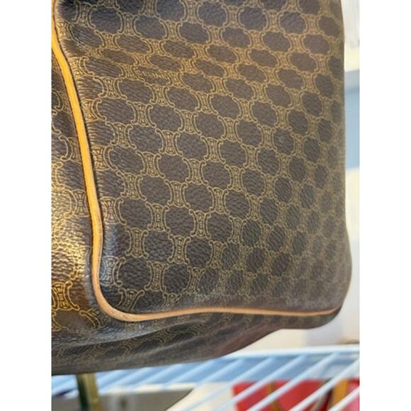 Celine Vintage Macadam Boston Bag*Beautiful Vintage Condition! w/Celine Lock/Key - Picture 9 of 13